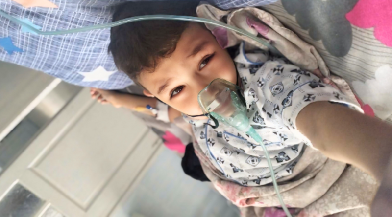 Walid at the hospital